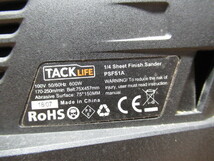 TACKLIFE タックライフ 600W ベルトサンダー PSFS1A 6段階変速 集塵 管理5Y1223H-D05_画像5