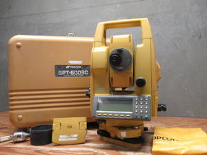 TOPCON トプコン GPT-6003C トータルステーション 測量機器 ジャンク品 管理5Y1225I-H07