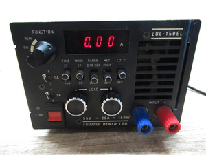 FUJITSU DENSO 富士通電装 EUL-150EL ELECTRONIC LOAD 電子負荷装置 55V-20A-150W 管理5I1227G-A2