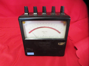 YEW width river electro- machine made DC VOLTS meter TYPE-2011 control 5E1227D-C05