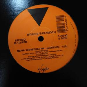 Merry Christmas Mr.Lawewnce 12inch Re-mix Ryuichi Sakamoto Virgin