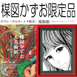 Art hand Auction شحن مجاني Kazuo Umezu معرض فني كبير Orochi مؤطرة اللوحة الاستنساخ طبعة محدودة + نشرة البطانة ليست للبيع مغناطيس صغير الفن المعاصر Kazuo Umezu Shoko Nakagawa, عمل فني, تلوين, آحرون