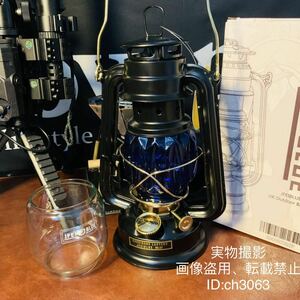 超激レア JFEIBLUE キャンプ 灯油ランタン オイルランプ 鉄製亜鉛メッキ アウトドア　野外登山　交換用ランタンシェード付 16×24cm 370g