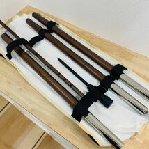 キャンプ用 高品質 高さ195cm 木製ランタンスタンド 三段式 天然木製 収納ケース付き アウトドア _画像10