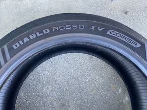 ♪1円スタート♪ジャンク品 ピレリ PIRELLI ディアブロ DIABLO ロッソ ROSSO IV 200/55ZR-17 