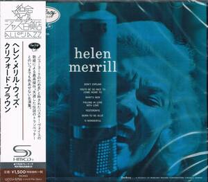高音質SHM-CD★ヘレン・メリルHelen Merrill/ヘレン・メリル・ウィズ・クリフォード・ブラウンHelen Merrill