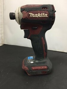 【中古品】makita(マキタ) 14.4v充電式インパクトドライバ オーセンティックレッド(本体のみ) TD161DZAR　/ITM5FWSQREM8