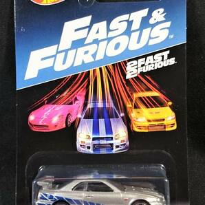 ★ホットウィール★2017 R34 GT-R Fast&Furious ワイルドスピード ブライアン Nissan Skyline 日産スカイライン HotWheels HW(送料:220円~)の画像1