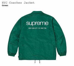 Supreme Nyc Coaches Jacket Green