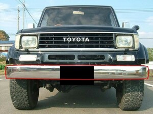  Toyota Land Cruiser 70 серия хромированный передний бампер PZJ70V PZJ70 BJ70V BJ71V BJ73V BJ74V HZJ70V HZJ70 Land Cruiser бесплатная доставка 