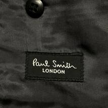 国内正規品 Paul Smith ポールスミス ピンストライプ 2B スーツ セットアップ テーラードジャケット スラックスパンツ L グレー_画像8