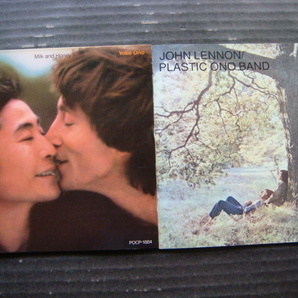 JOHN LENNON/ジョン・レノン「MILK AND HONEY A HEART PLAY」「PLASTIC ONO BAND/ジョンの魂」国内盤 CDの画像1