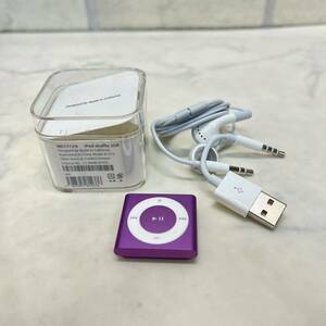 未使用 Apple iPod shuffle A1373 2GB 第4世代 紫 パープル MD777J/A