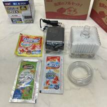 新品 未使用 計3点 エアーポンプ 2個セット ロカボーイプロS / GEX e-AIR1000SB エアポンプ ロカボーイS付き ぶくぶくフィルター_画像2