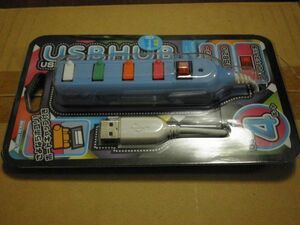 GREEN HOUSE 4PORTS COLORFUL USB2.0HUB BUS POWER BLUE GH-UH204TPB