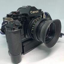 CANON A-1 +レンズ(FD50mm f1.8)+爆速モータードライブMAセット+ミノルタ露出計(AUTO METER IV F)+CANON スピードライト199A ストロボ_画像2