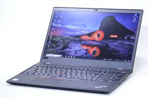 【1円～】Office2021+贅沢装備搭載パワフルA4ノート！Lenovo ThinkPad T580 i7-8650U メモリ32G SSD512G 15.6型FHD液晶 指紋認証 Win10