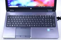 【1円～】ハイパワーモバイルワークステーション！HP ZBook 15 G2 Corei7-4810MQ RAM16G SSD256G Quadro K2000M 15.6FHD Win10_画像3
