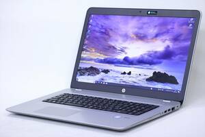 【1円～】グラボ搭載！Corei7 Office2021搭載！新品SSD換装済！HP ProBook 470 G4 i7-7500U RAM8G SSD512G 17.3FHD 930M-2G Win10