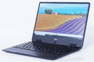 【1円～】 12.5型FHD搭載軽量コンパクトPC！VersaPro UltraLite Type-VH VKT13/H-4 i5-8200Y RAM8GB SSD128GB Type-C Win10Proリカバリ