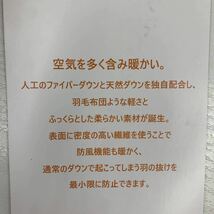 新品 メンズ Lサイズ 防風加工 ビッグシルエット フルジップ ダウンジャケット ダウンコート 中綿ジャケット アウター ホワイト 白osw36881_画像9