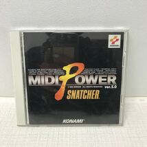 I1216B3 コナミ MIDI POWER ver.5.0 SNATCHER CD 音楽 ゲーム音楽 ミディ パワー・バージョン5.0 KONAMI KUKEIHA CLUB _画像1