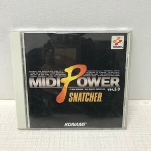 I1216B3 コナミ MIDI POWER ver.5.0 SNATCHER CD 音楽 ゲーム音楽 ミディ パワー・バージョン5.0 KONAMI KUKEIHA CLUB 