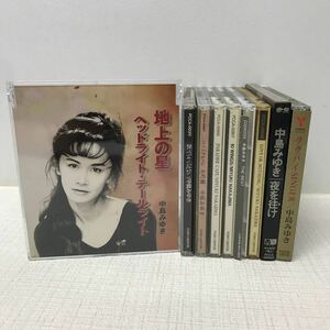 I1216K3 まとめ★中島みゆき CD 9巻セット 音楽 邦楽 / 歌でしか言えない / 大吟醸 / THE BEST / 夜を住け /ララバイ / 10WINGS 他