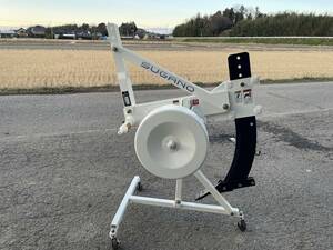 [ Ibaraki prefecture . total city departure ] beautiful goods Sugano S451C pra soila with casters . deep . pra u white agriculture machine SUGANOsoila-