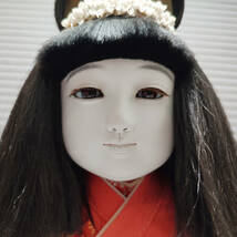 市松人形 ペア 大 約57cm（まつ毛 着物 縮緬 時代 アンティーク 日本人形 ビスクドール）_画像7