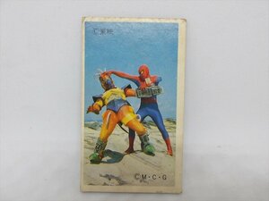 東映版スパイダーマン 角面子 C 1970～80年代頃 当時物 めんこ メンコ MARVEL マーベル 東映 SPIDER-MAN ぱっちー ビンテージ 雑貨