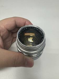 【メンテナンス済み】Leica SUMMILUX M 50mm F1.4 Mマウント 第1世代 後期 ライカ レンジファインダー用 広角単焦点レンズ 大口径 