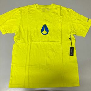 ニクソン NIXON メンズ 半袖 Tシャツ 未使用 ロゴ Mサイズ 黄色 イエロー Wings S/S Regular Lime