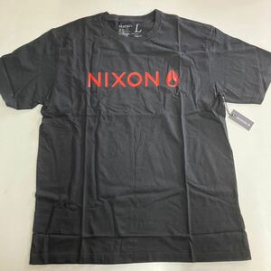 ニクソン NIXON メンズ 半袖 Tシャツ 未使用 ロゴ Lサイズ ブラック 黒 