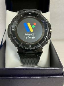 【展示美品】CASIO PROTREK Smart WSD-F30BK Smart Outodoor Watch プロトレックスマート　スマートウォッチ Wear OS by Google 