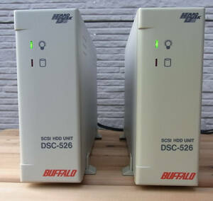BUFFALO DSC-526 通電のみ確認 HDD抜き取りジャンク中古品2台