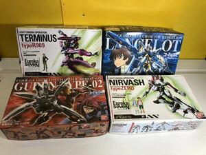 【現状品】 コードギアス×2セット エウレカセブン×２セット プラモデル 部品 バラ パーツ取り 中古品 組立品