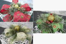 クリスマスLEDイルミネーション プレゼントボックス3個セット モチーフライト LEDライト キラキララメ ガーデニング 屋外 電飾 装飾 KR-82_画像6