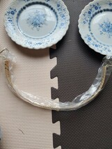 パーティーセット ロイヤルブルーローズ Blue Rose DAITO JAPAN 食器 お皿 大皿(直径約26.5cm)1枚 小皿(直径約19.5cm)5枚 【長期保管品】_画像8