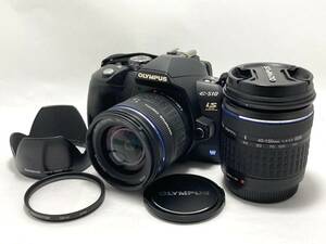 ★☆極上美品★ オリンパス Olympus E-510 is ZUIKO DIGITAL 14-42mm F3.5-5.6 40-150mm F4-5.6 バッテリー付き レンズセット #251211