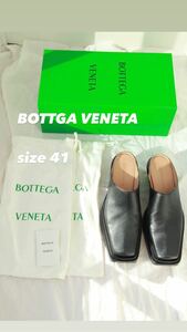 完売　極美品　bottega veneta ボッテガヴェネタ　41 レザー　靴　シューズ　サボ　ヒール　ブーツ new bottega メンズ