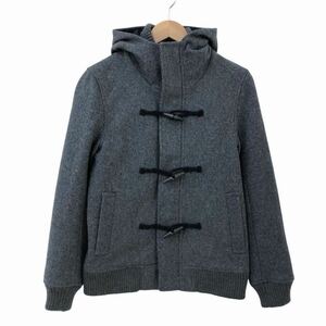 m463 Rhythm of Life UNITED ARROWS リズムオブライフ ダッフル ショートコート ジャケット 上着 羽織り アウター グレー レディース M