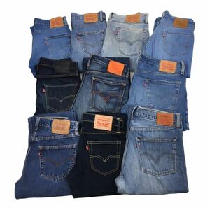 C12 Levi's リーバイス 502 503 505 511 BigE デニム 10本 まとめ売り 大量 大きいサイズ 濃紺 含む パンツ Gパン ジーンズ セット卸売