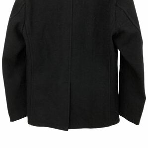 H684 USA製 FIDELITY × JOURNAL STANDARD アメリカ製 ピーコート Pコート コート アウター 黒 メンズ M ジャーナルスタンダード の画像7