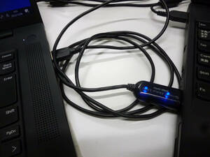 ドラッグ＆ドロップ対応USB2.0リンクケーブル KB-USB-LINK3 ジャンク※即決送料無料