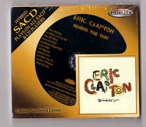 新品・廃盤　SACD Eric Clapton Behind The Sun SACD Audio Fidelity AFZ 175 Steve Hoffman シリアルナンバー 入り エリック・クラプトン