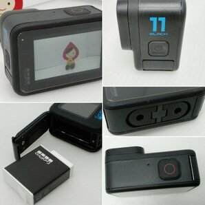 2 美品 GoPro ゴープロ HERO 11 BLACK アクション カメラ ウェアラブル カメラ 撮影の画像5