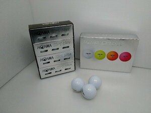 未使用品 送料安 HONMA ホンマ D1 plus BT-1903 ゴルフボール 1ダース 2箱 まとめて 24個 ホワイト