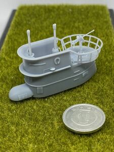 1/144 resin kit not yet painting WWⅡ Germany navy U boat . water ... battleship . boat [ including in a package possibility ]0707