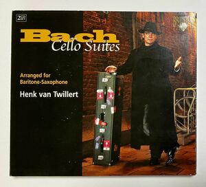 ヘンケ・ファン・トゥイラールト Bach Cello suites デジパック仕様 輸入盤CD2枚組　 バリトン・サックス Henk van Twillert